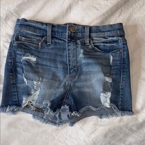 Mudd High-Rise Shortie Distressed Denim Cutoff Shorts – Size 9